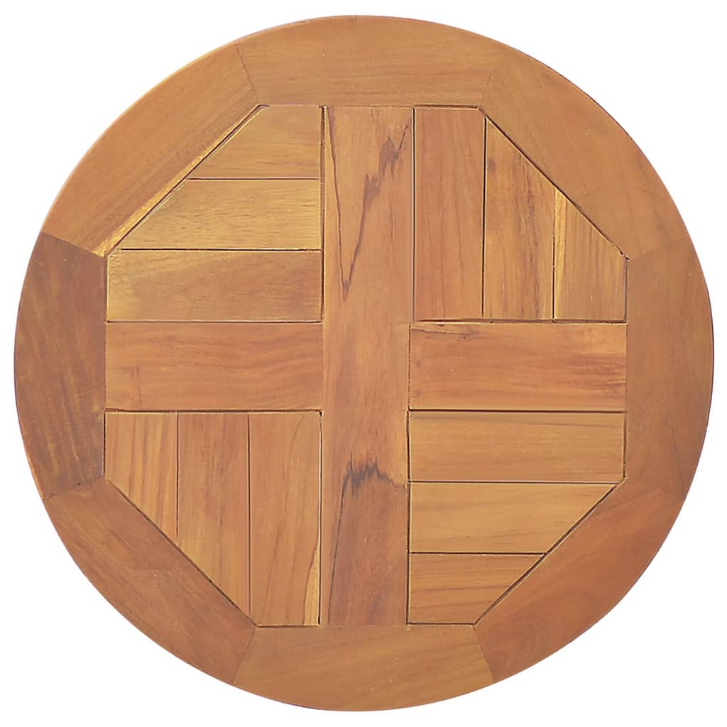 Stolní Deska Masivní Teakové Dřevo 70 X 70 X 2,5 Cm