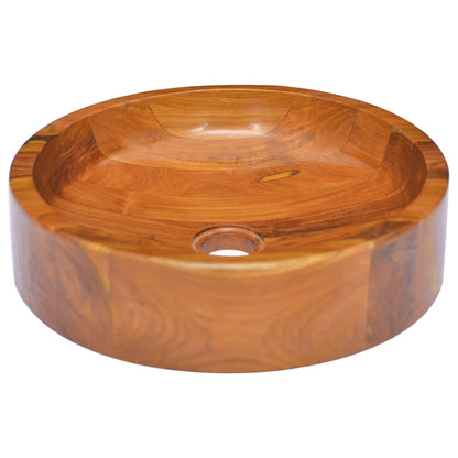 Umyvadlo Masivní Teak Φ40 X 10 Cm