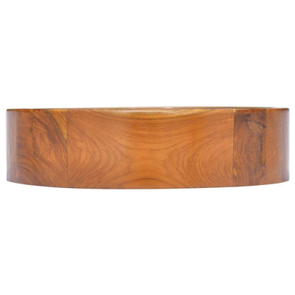 Umyvadlo Masivní Teak Φ40 X 10 Cm