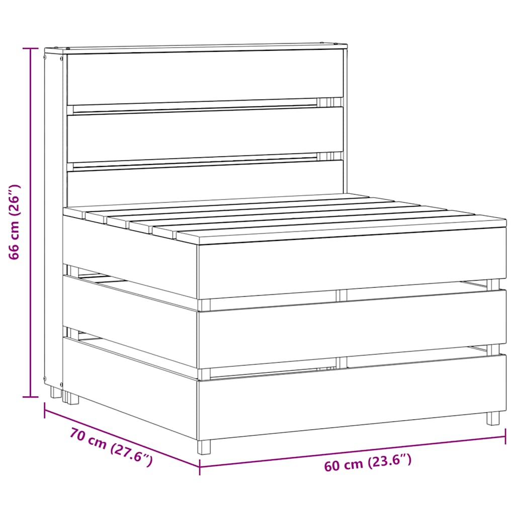 Zahradní Z Palet Impregnovaná Borovice