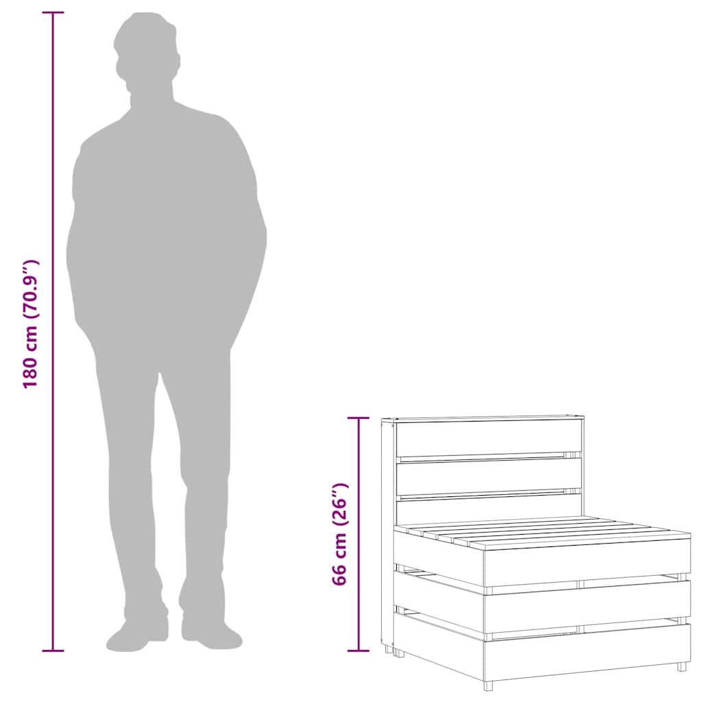 Zahradní Z Palet Impregnovaná Borovice