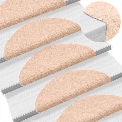 Samolepící Nášlapy Na Schody 5 Ks Hnědé Vpichované Béžová