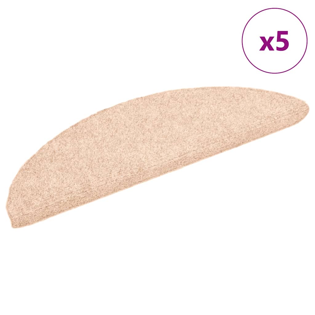 Samolepící Nášlapy Na Schody 5 Ks Hnědé Vpichované Béžová