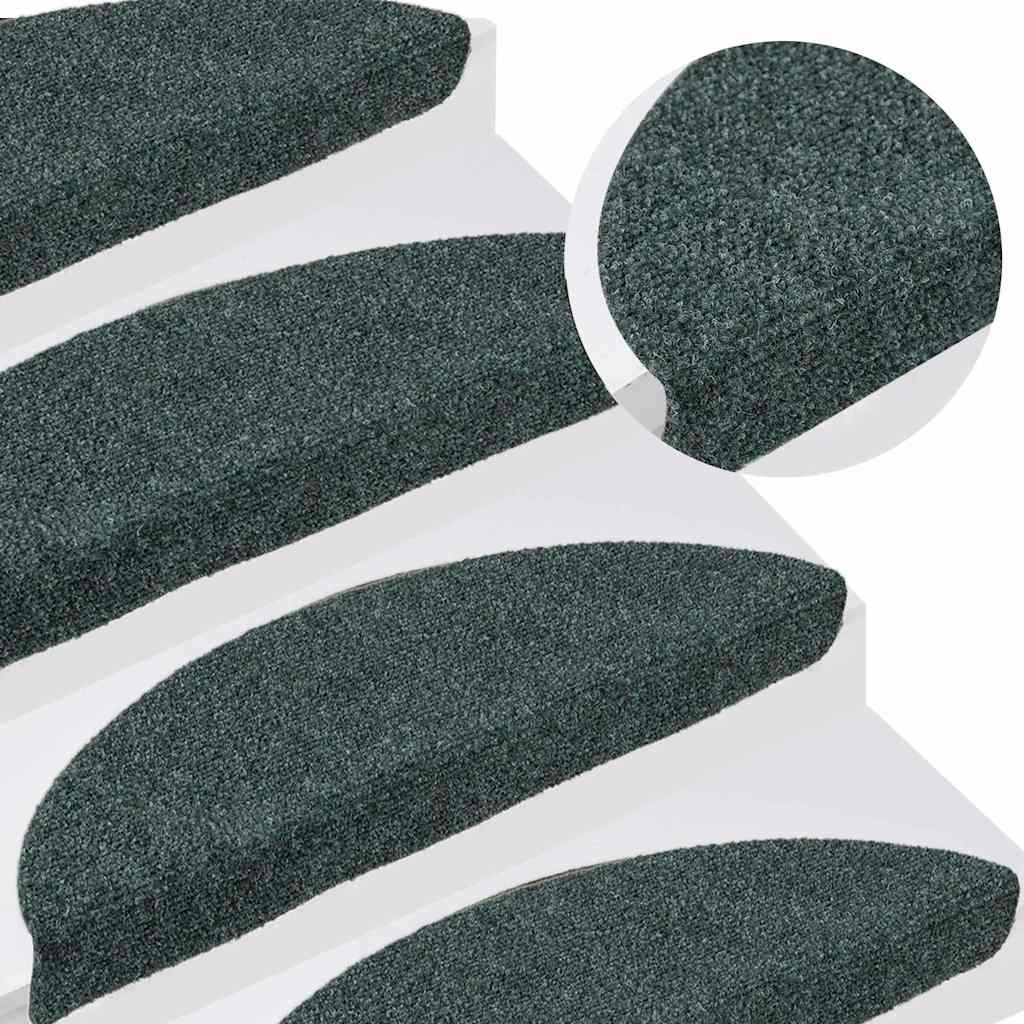Samolepící Nášlapy Na Schody 10 Ks Zelené Vpichované Zelená