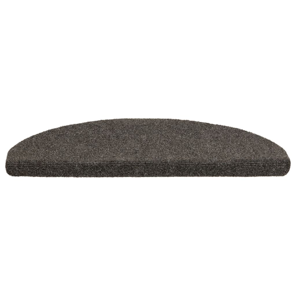 Samolepicí Nášlapy Na Schody 10Ks Antracit 65X21X4Cm Vpichované Antracitová