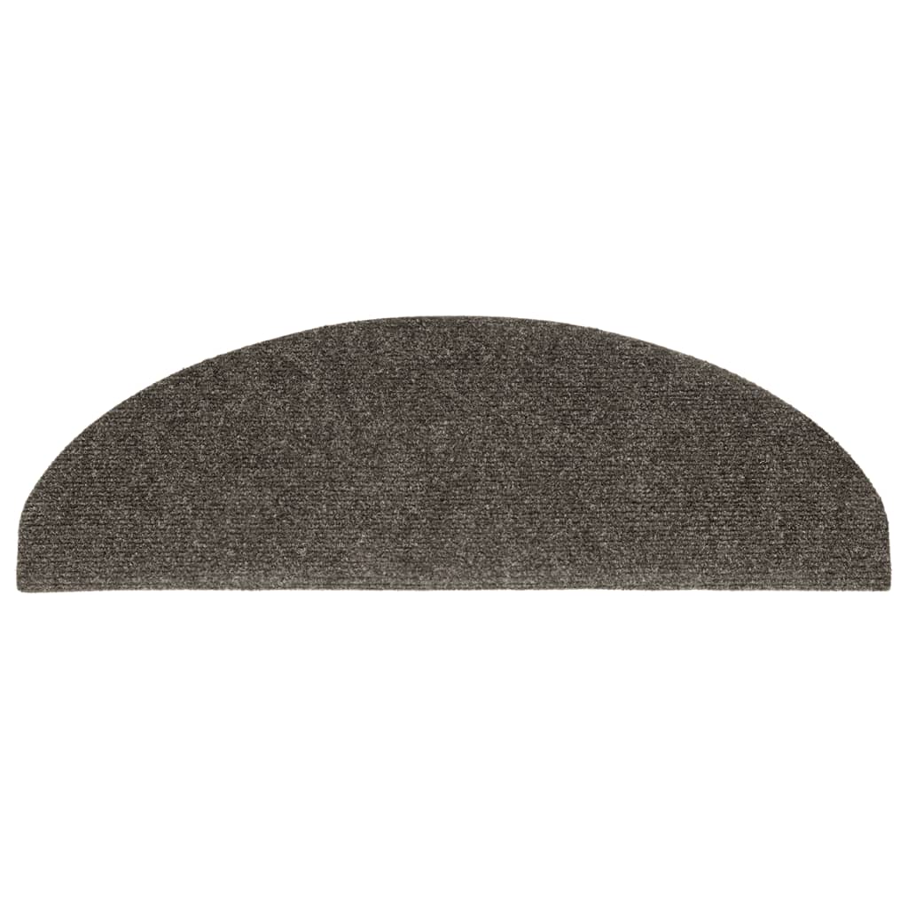 Samolepicí Nášlapy Na Schody 10Ks Antracit 65X21X4Cm Vpichované Antracitová