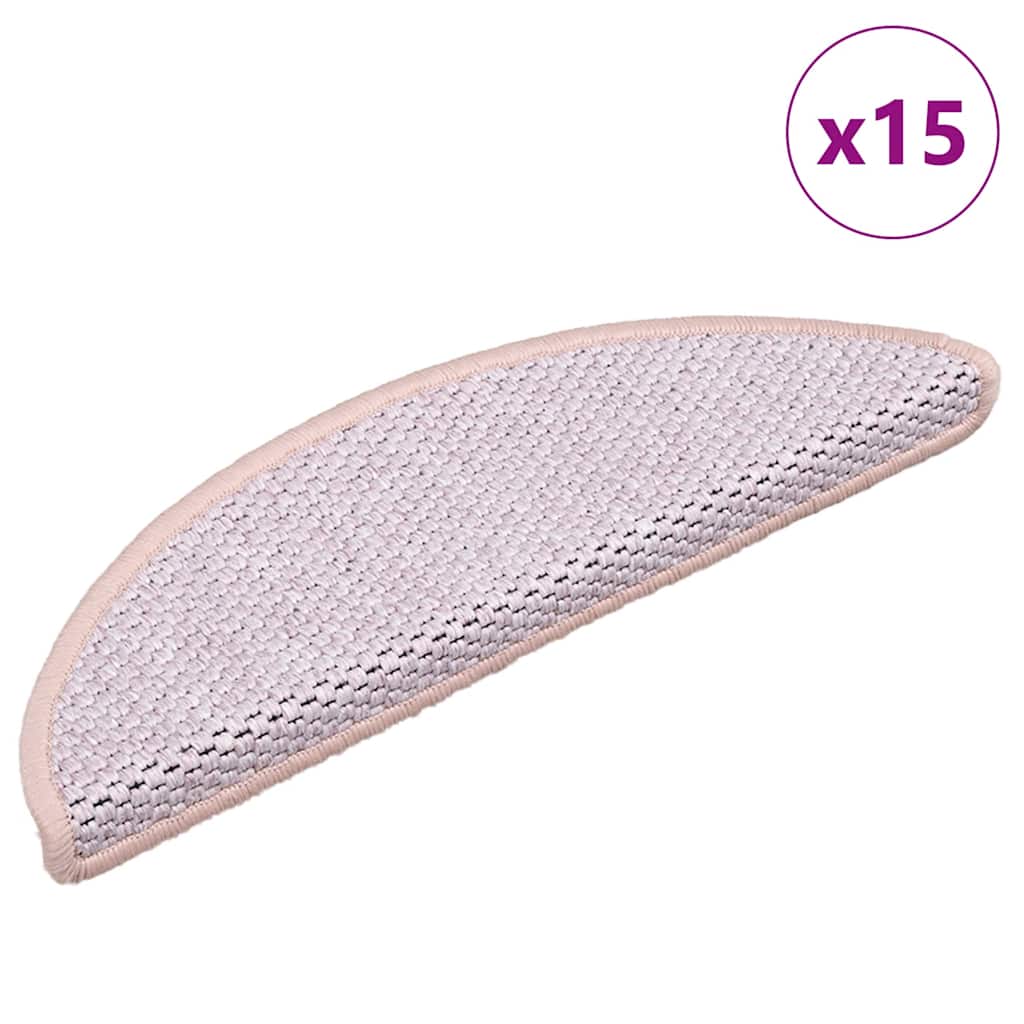 Samolepící Nášlapy Na Schody Vzhled Sisal 15 Ks