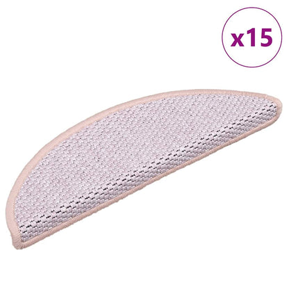 Samolepící Nášlapy Na Schody Vzhled Sisal 15 Ks