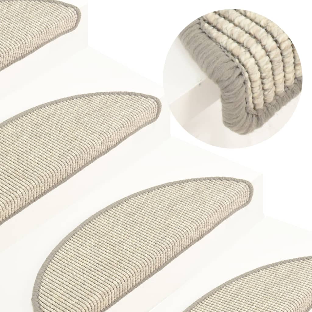 Samolepicí Nášlapy Na Schody 15 Ks Stříbrné 65X21X4 Cm