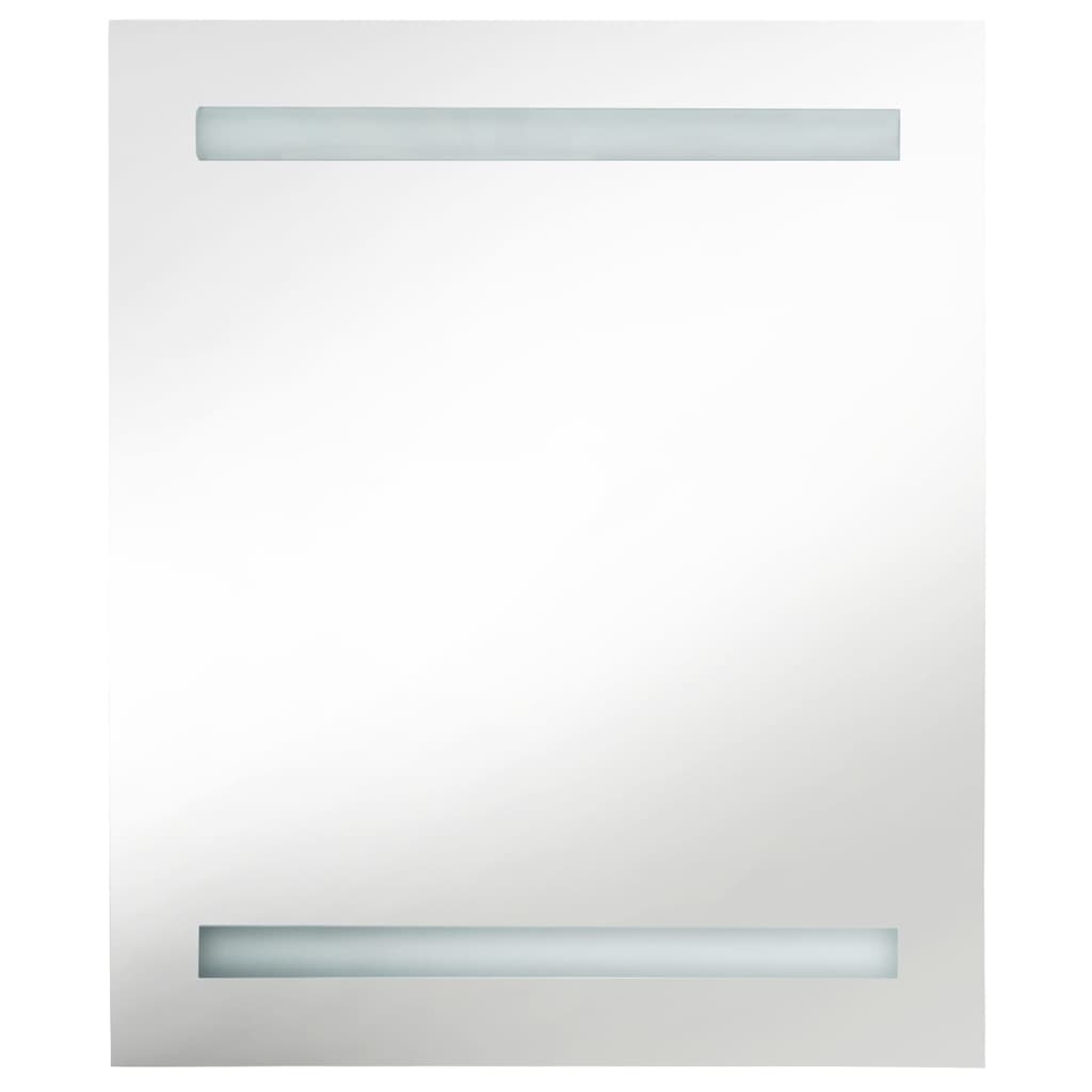 Led Koupelnová Skříňka Se Zrcadlem Dub 50 X 14 X 60 Cm