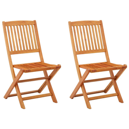 Skládací Zahradní Židle 8 Ks Masivní Eukalyptové Dřevo