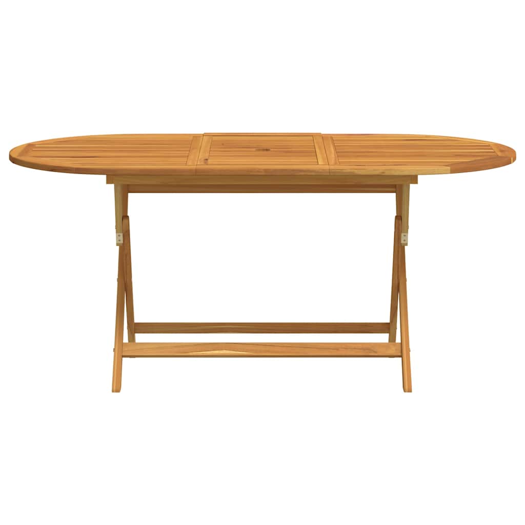 Skládací Zahradní Stůl 160X85X75 Cm Masivní Eukalyptové Dřevo