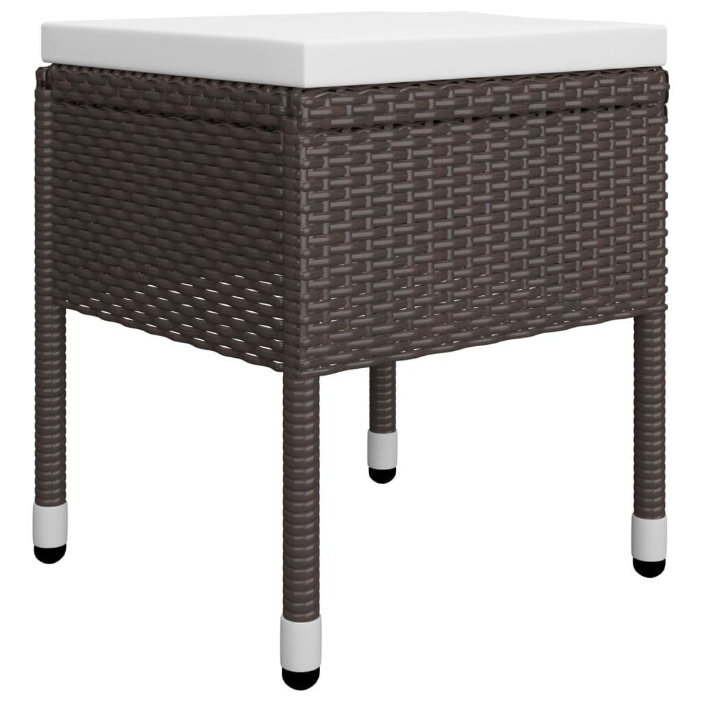 5Dílný Zahradní Jídelní Set Hnědý