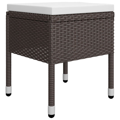 5Dílný Zahradní Jídelní Set Hnědý