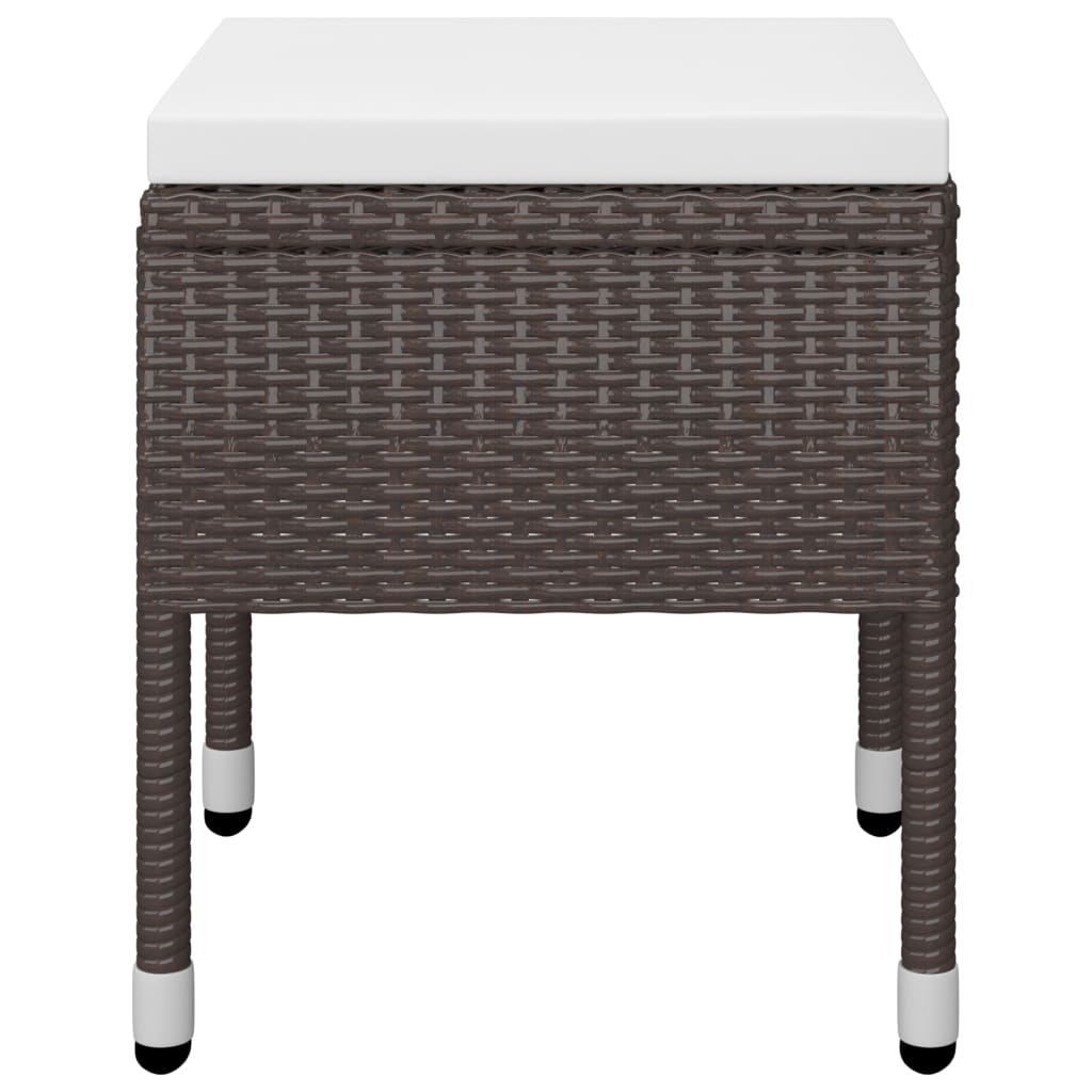 5Dílný Zahradní Jídelní Set Hnědý