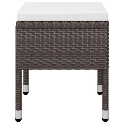 5Dílný Zahradní Jídelní Set Hnědý