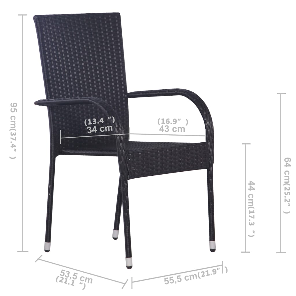 5Dílný Zahradní Jídelní Set Šedý