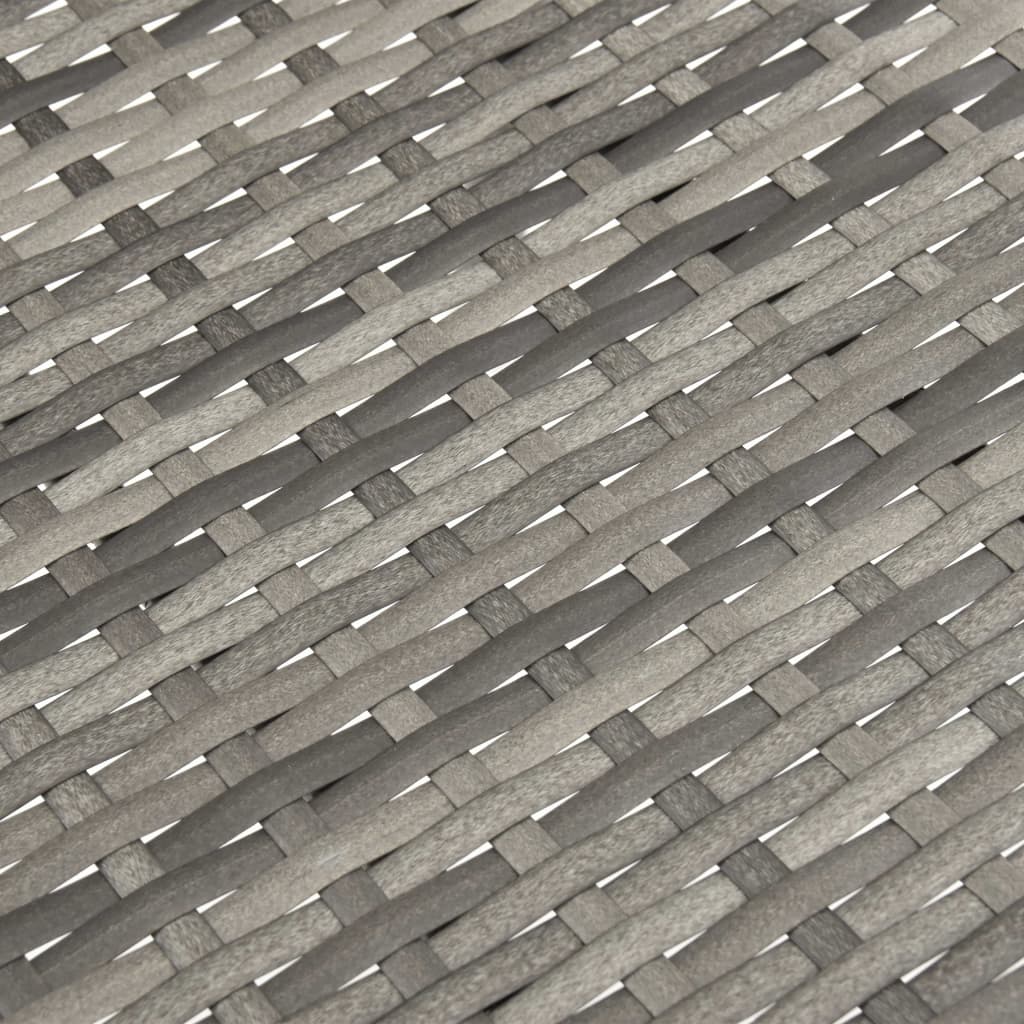 5Dílný Zahradní Jídelní Set Šedý