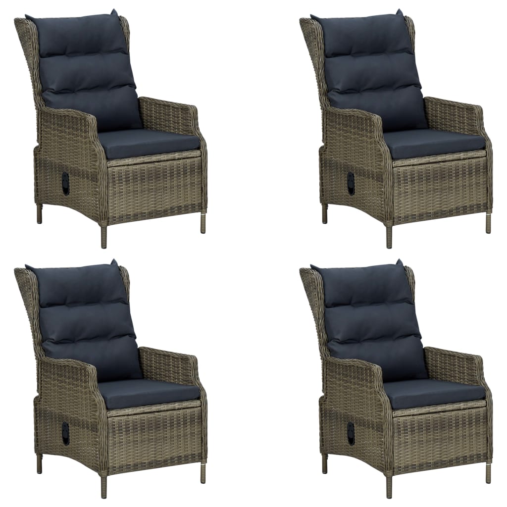 5Dílný Zahradní Jídelní Set Hnědý