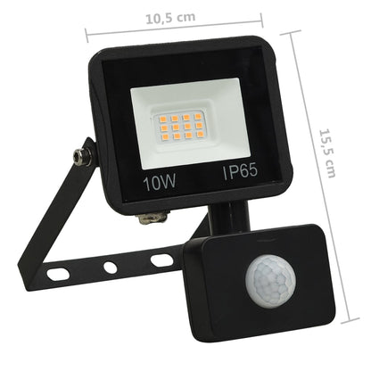 Led Reflektor Se Senzorem Teplé Bílé Světlo