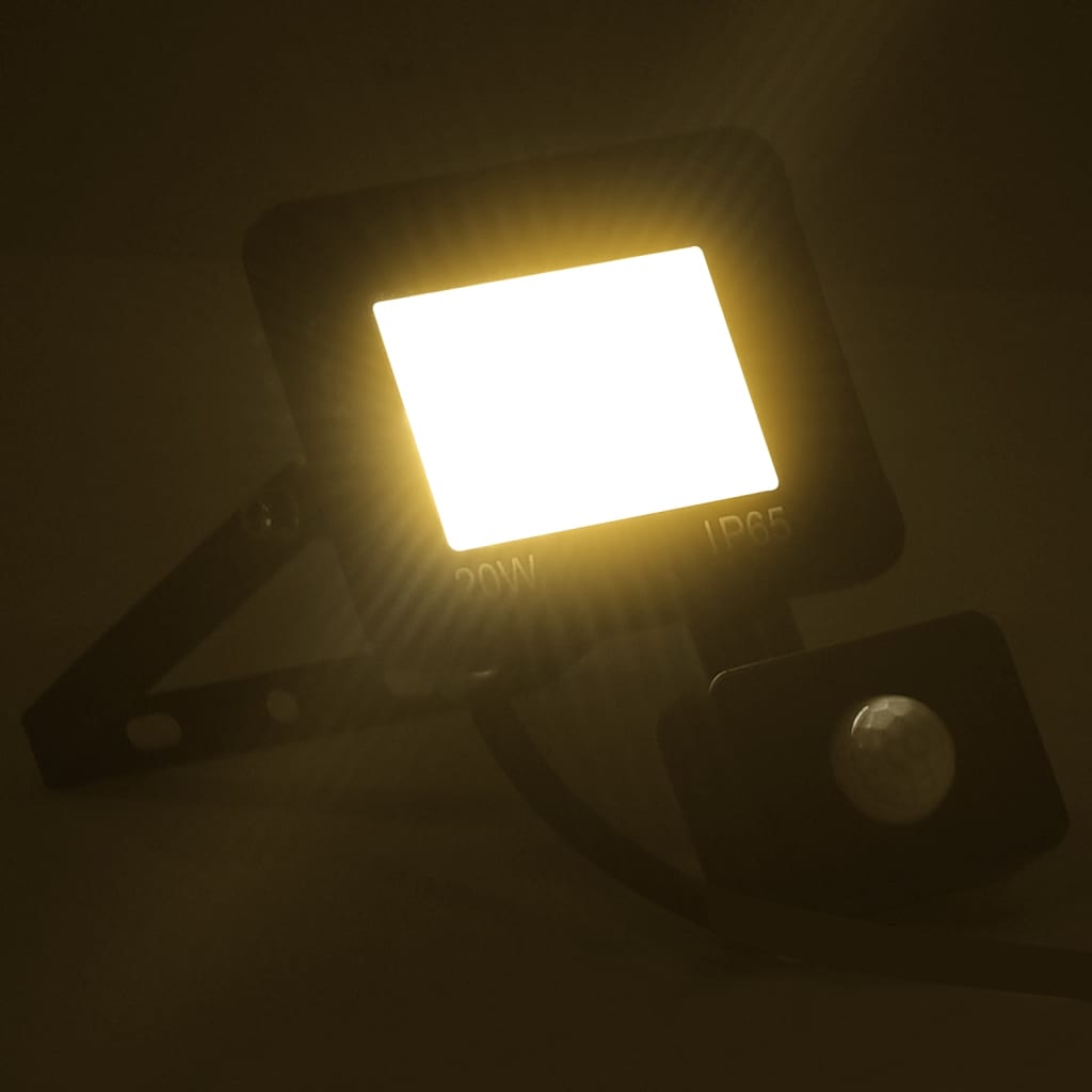 Led Reflektor Se Senzorem Teplé Bílé Světlo