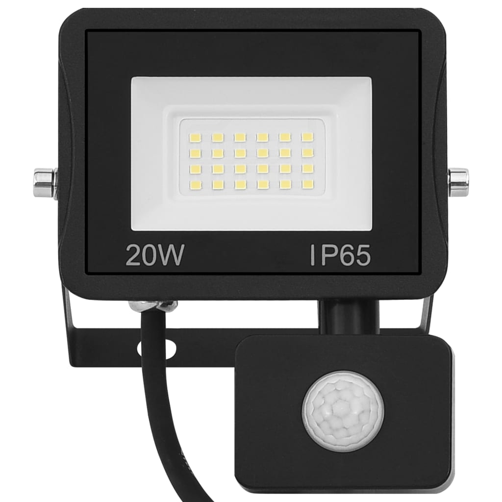 Led Reflektor Se Senzorem Teplé Bílé Světlo