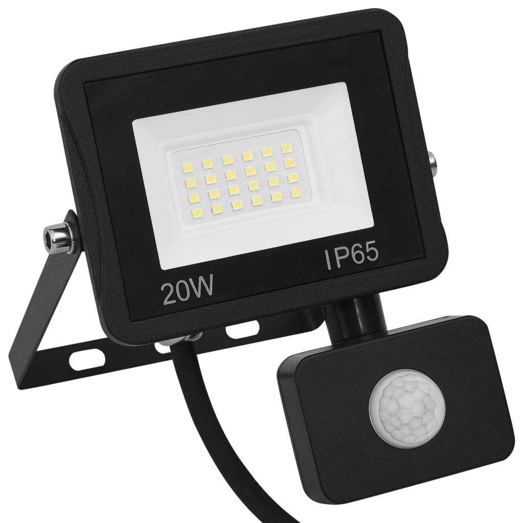 Led Reflektor Se Senzorem Teplé Bílé Světlo