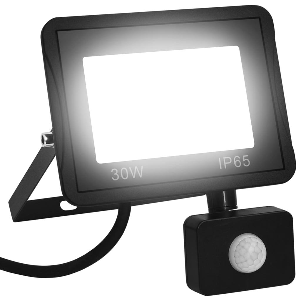 Led Reflektor Se Senzorem Studené Bílé Světlo