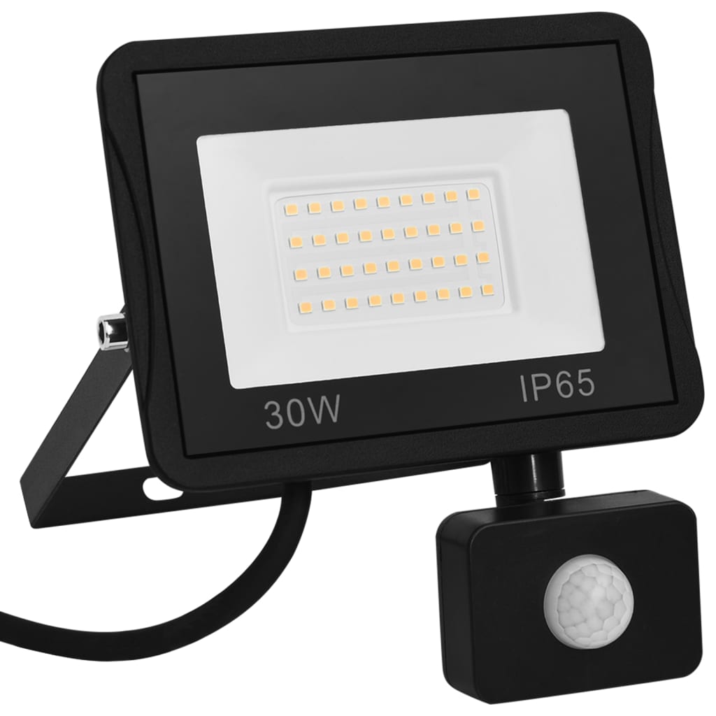 Led Reflektor Se Senzorem Studené Bílé Světlo