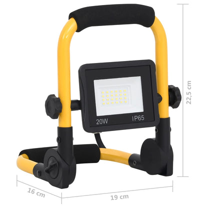 Led Reflektor S Rukojetí Teplé Bílé Světlo