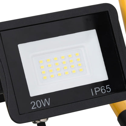 Led Reflektor S Rukojetí Teplé Bílé Světlo