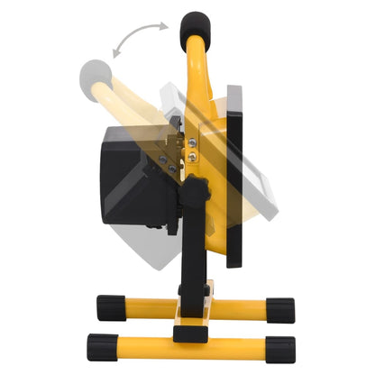 Dobíjecí Led Reflektor S Rukojetí Teplé Bílé Světlo