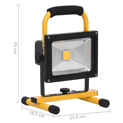 Dobíjecí Led Reflektor S Rukojetí Studené Bílé Světlo