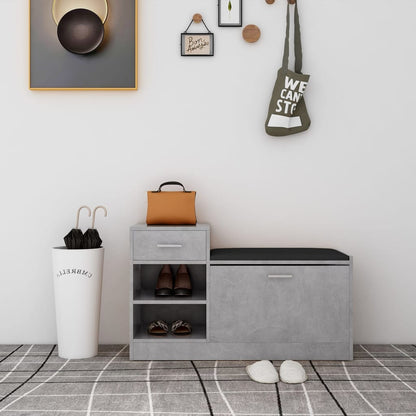 Lavice S Botníkem Sonoma Dub 94,5X31X57 Cm Kompozit