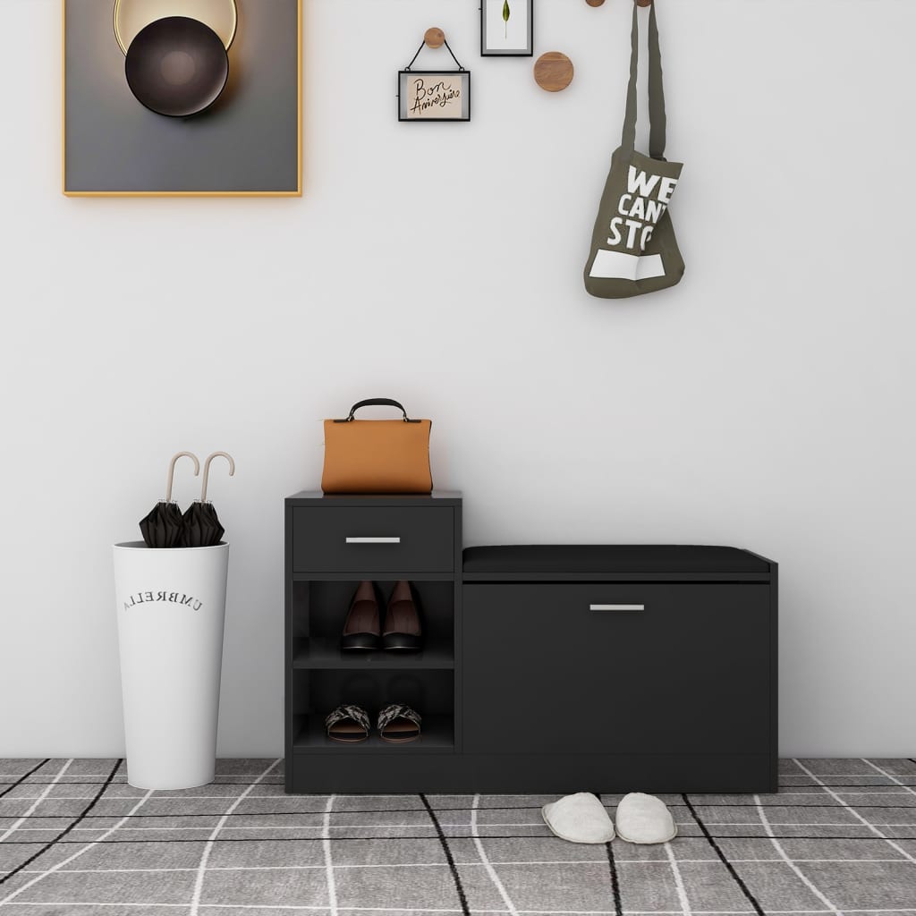 Lavice S Botníkem Sonoma Dub 94,5X31X57 Cm Kompozit