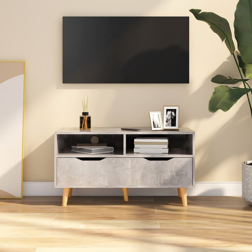 Tv Skříňka 90 X 40 X 48,5 Cm Kompozitní Dřevo