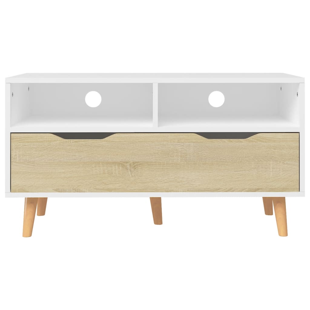 Tv Skříňka 90 X 40 X 48,5 Cm Kompozitní Dřevo