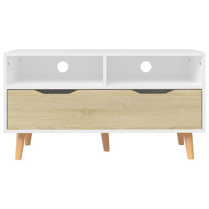 Tv Skříňka 90 X 40 X 48,5 Cm Kompozitní Dřevo