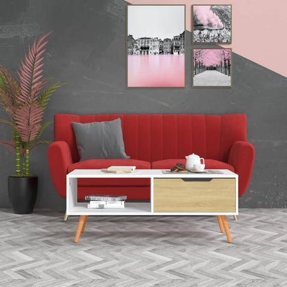 Konferenční Stolek 100X49,5X43 Cm Kompozitní Dřevo