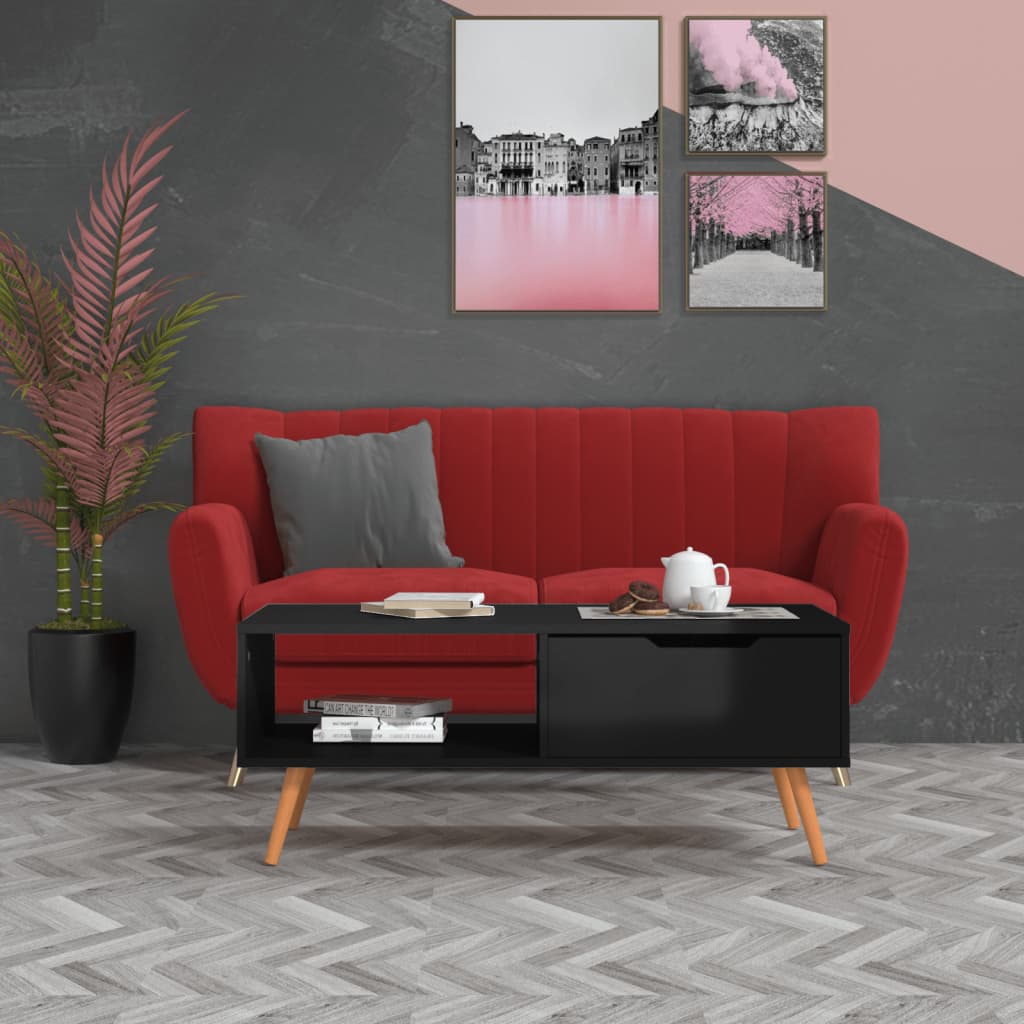 Konferenční Stolek 100X49,5X43 Cm Kompozitní Dřevo