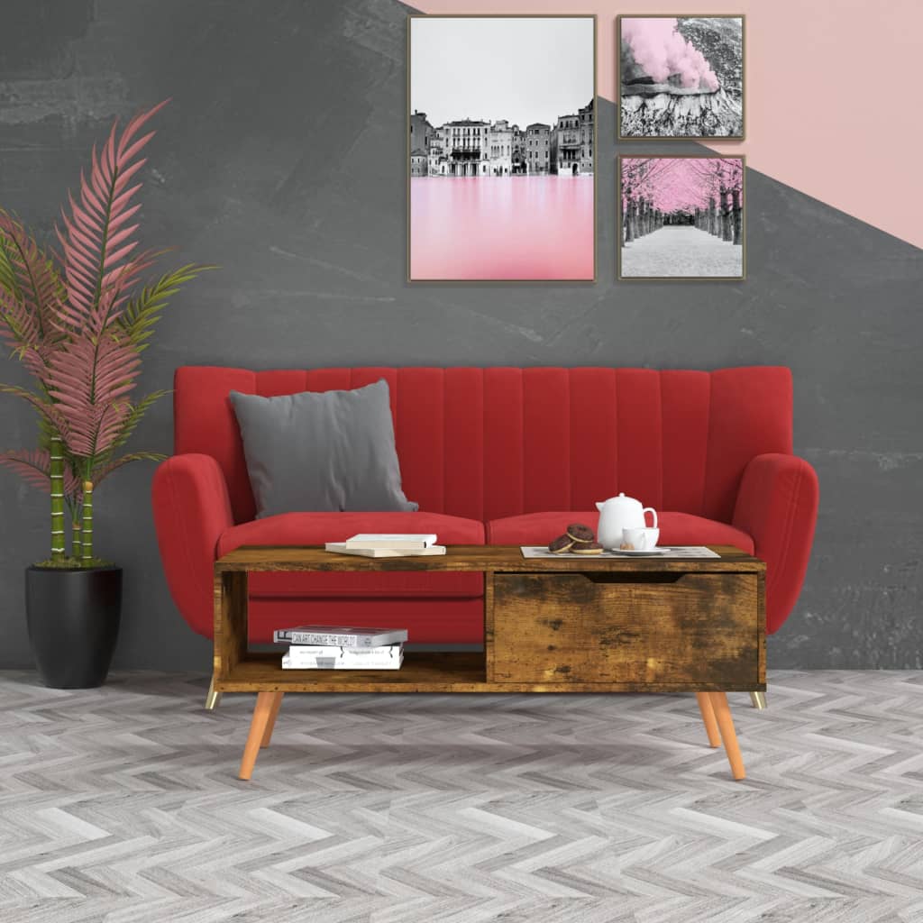 Konferenční Stolek 100X49,5X43 Cm Kompozitní Dřevo