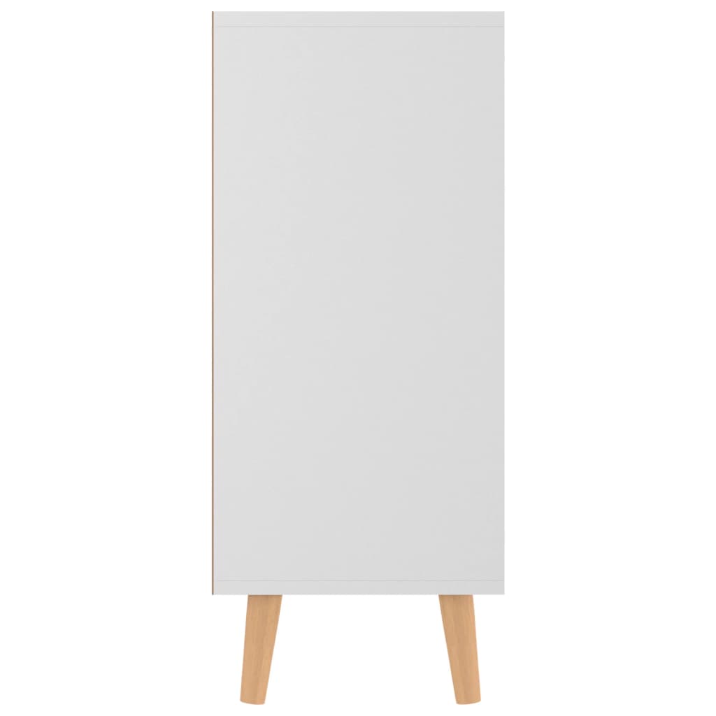 Příborník Bílý 90 X 30 X 72 Cm Kompozitní Dřevo