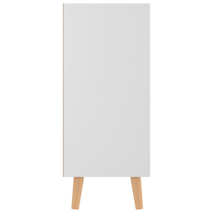 Příborník Bílý 90 X 30 X 72 Cm Kompozitní Dřevo