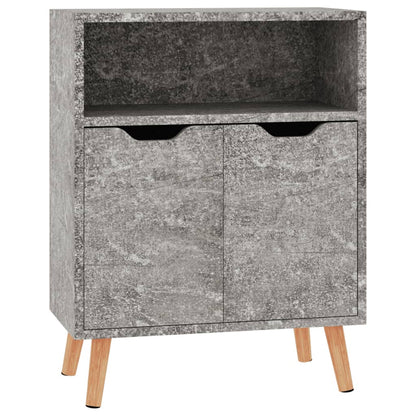 Příborník Betonově Šedý 60 X 30 X 72 Cm Kompozitní Dřevo