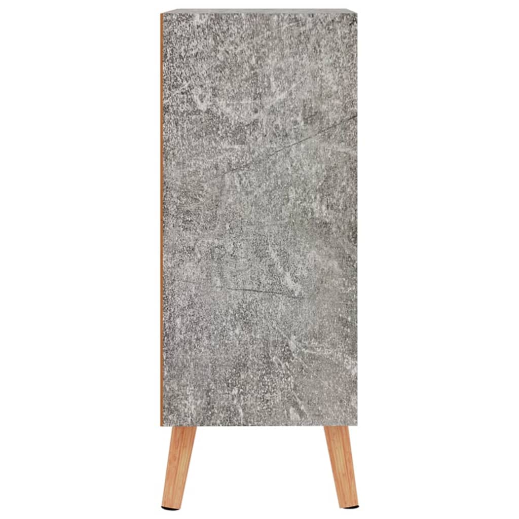 Příborník Betonově Šedý 60 X 30 X 72 Cm Kompozitní Dřevo