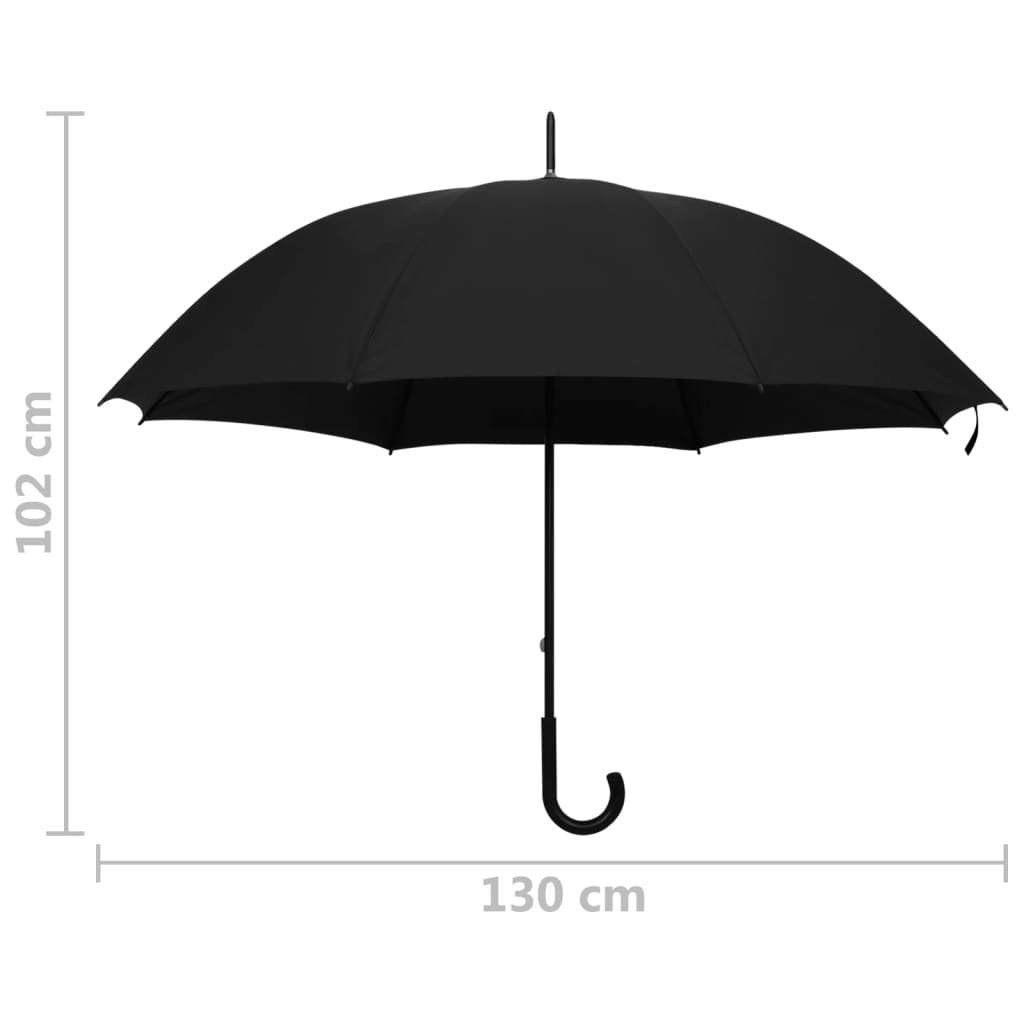 Deštník Černý 130 Cm