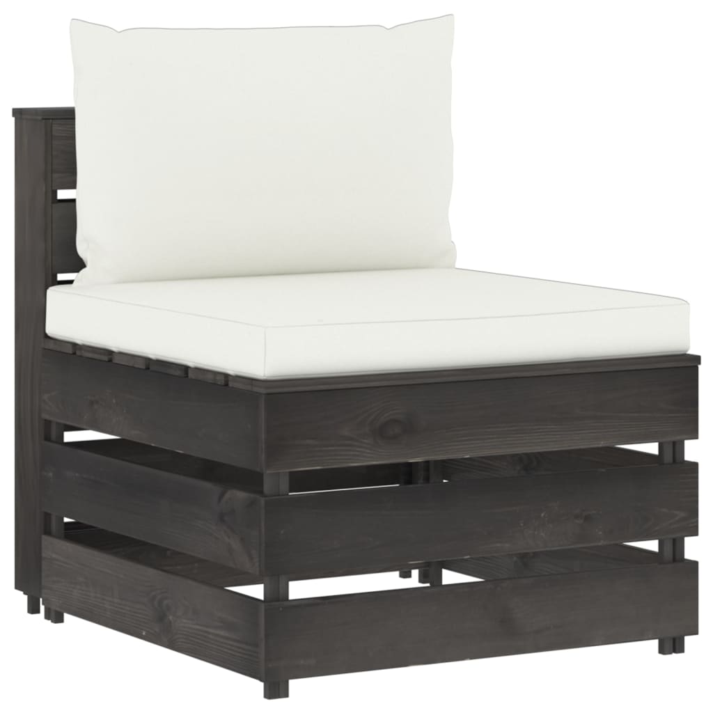 Dílčí S Poduškami Zeleně Impregnované Dřevo