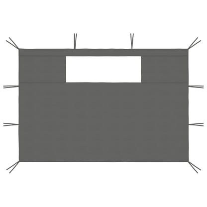 Boční Stěny K Party Stanu S Okny 2 Ks Antracitové
