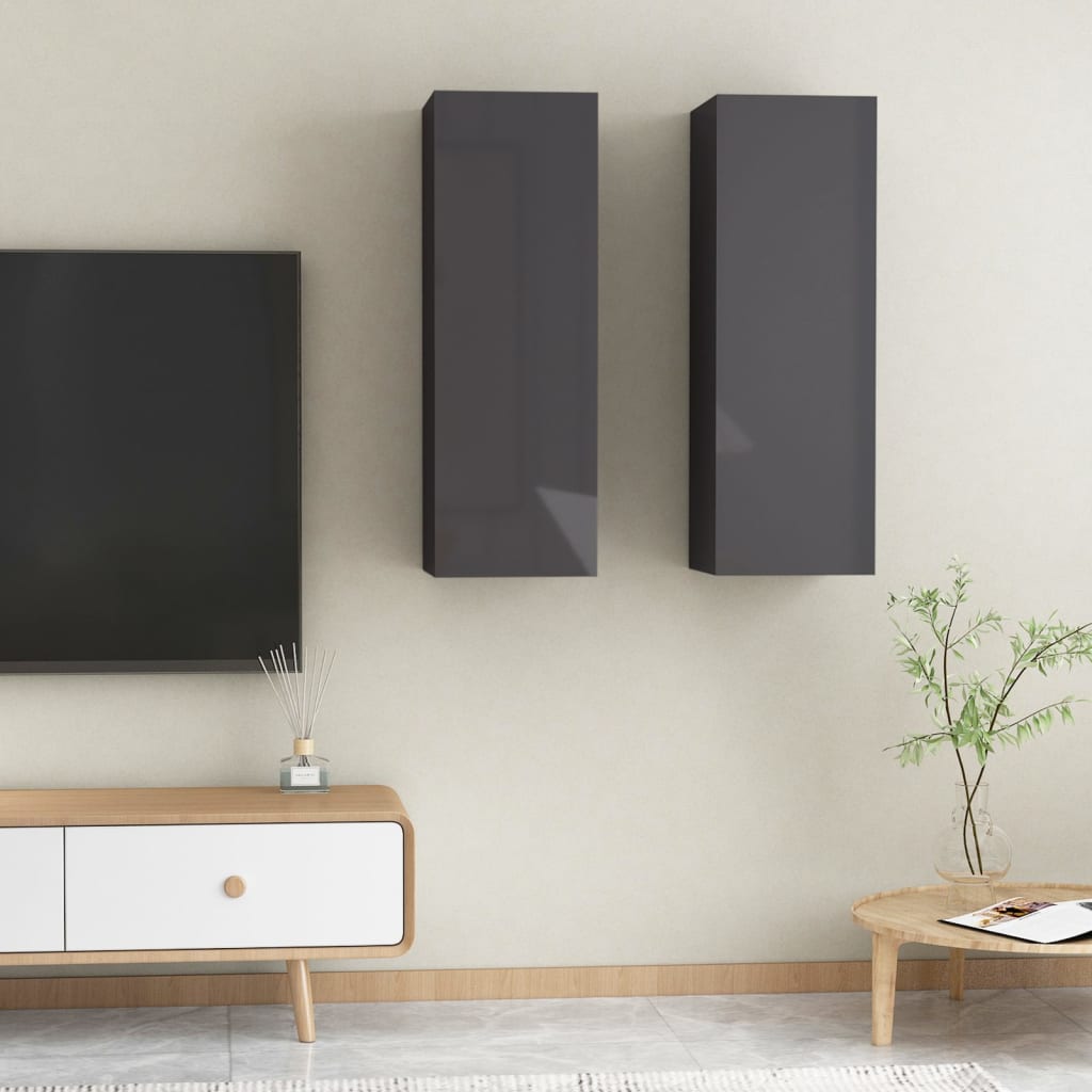 Tv Stolek Šedý 30,5X30X Kompozitní Dřevo