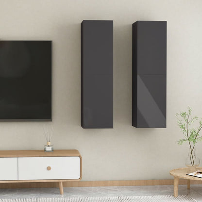 Tv Stolek Šedý 30,5X30X Kompozitní Dřevo